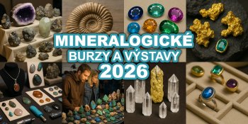 Burzy a výstavy minerálů s prodejem v Česku 2026