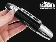 UV svítilna 4v1 pro sběratele – bílá-žlutá + UV 365-395nm, USB dobíjení