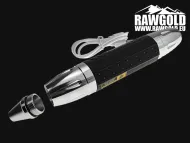 UV svítilna 4v1 pro sběratele – bílá-žlutá + UV 365-395nm, USB dobíjení