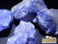 Dumortierit, Minas Gerais - Set 4 kamenů (7,88g)
