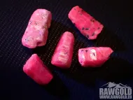 Rubín set 5ks krystalů 39,14ct
