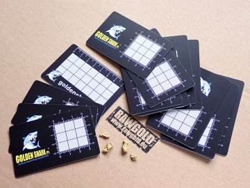Karta GoldenShark na zlato, černá 1ks
