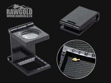 Skládací lupa s měřítkem 22 mm