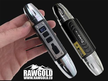 UV svítilna 4v1 pro sběratele – bílá-žlutá + UV 365-395nm, USB dobíjení