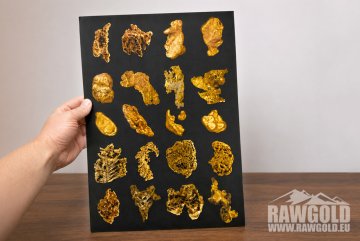 Plakát A3 - Makro fotografie českého zlata