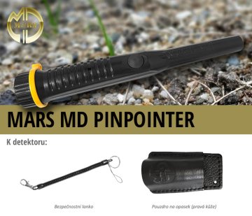 Dohledávačka kovů Mars MD Pinpointer - černý