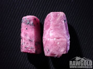 Rubín, Tanzánie 2ks, 68,10ct